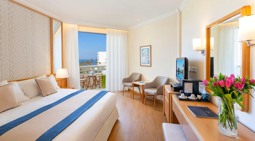 Family Triple Interconnecting Classic Rooms Limited Sea View at Constantinou Bros Athena Beach Hotel