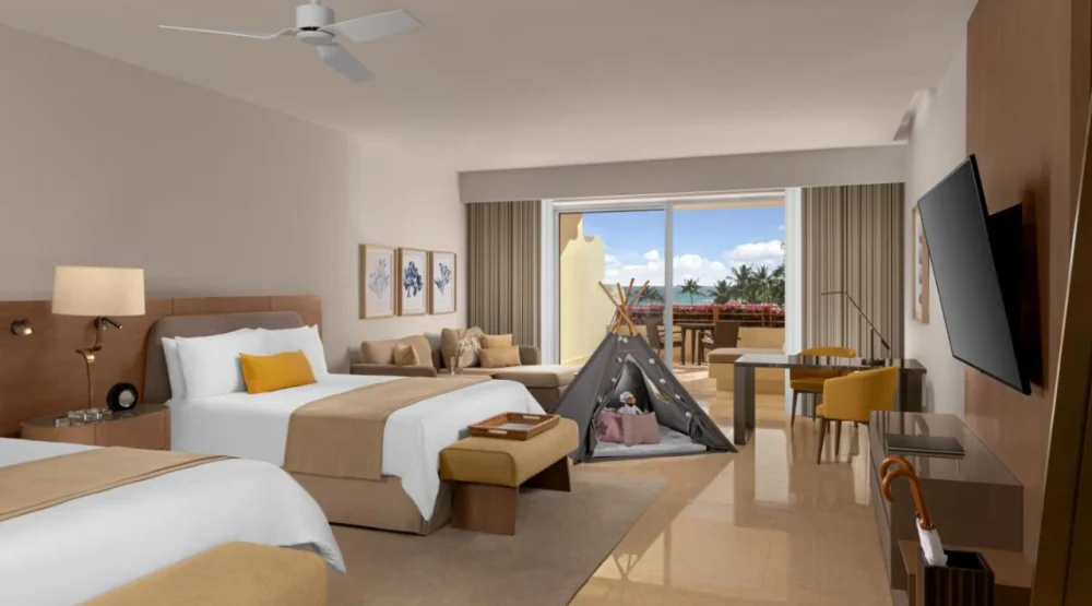 Ambassador Two Bedroom Family Suite Ocean View at Grand Velas Riviera Maya