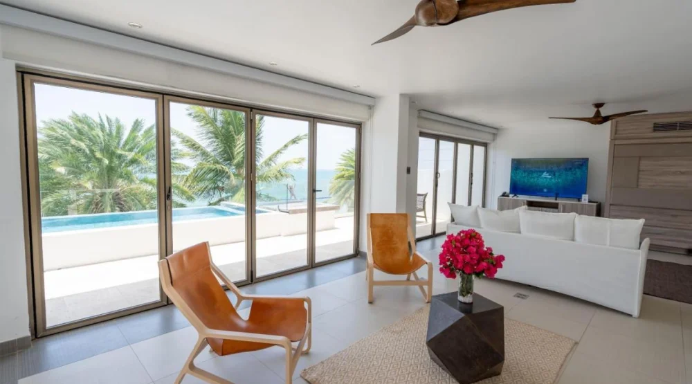 Three Bedroom Oceanfront Penthouse at Hodges Bay Resort & Spa
