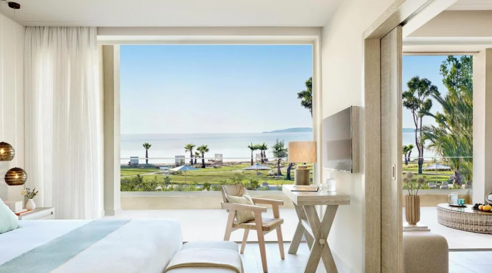 One Bedroom Bungalow Suite Balcony Pool View at Ikos Odisia