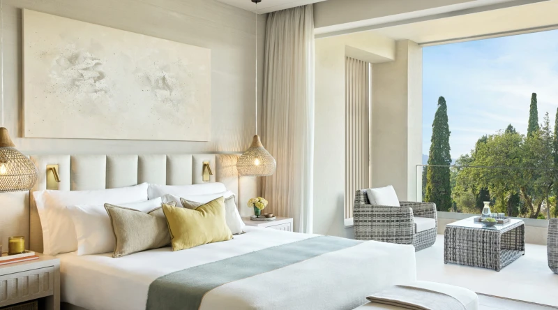 One Bedroom Suite Balcony Garden View at Ikos Odisia