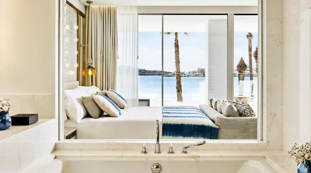 Panoramic Junior Suite with Sea View at Nobu Hotel Ibiza Bay