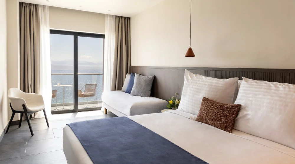 Triple Room Front Sea View at Valmar Corfu
