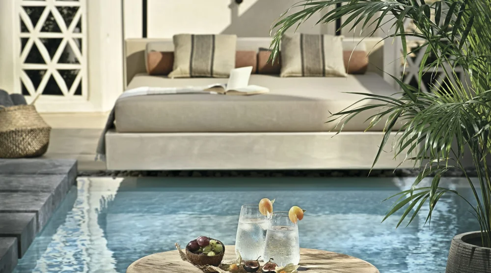Island Gaze Room Inland View with Private Pool at Domes Noruz Mykonos