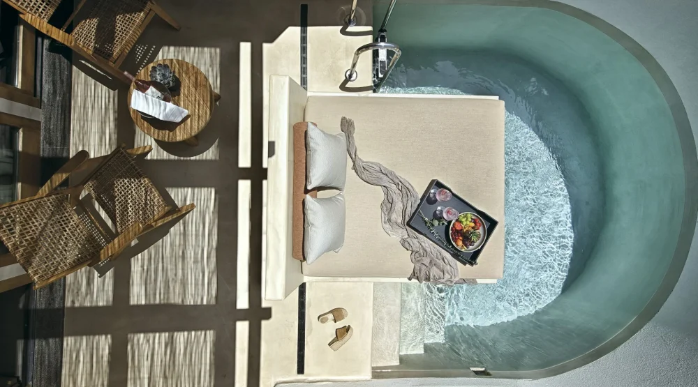 Aeon Suite Inland View with Plunge Pool at Domes Noruz Mykonos
