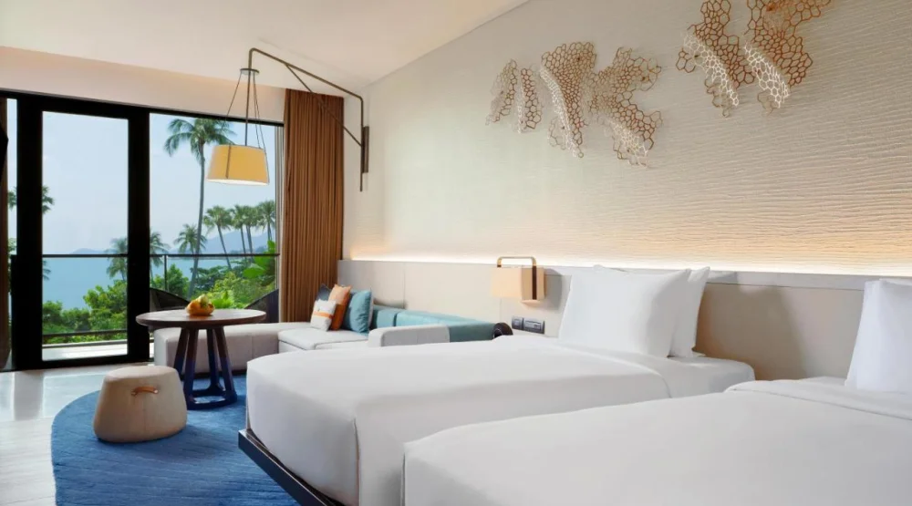 Twin Room with Ocean View at Hyatt Regency Koh Samui