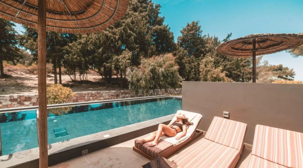 Suite with Sharing Pool at Cooks Club Ialysos