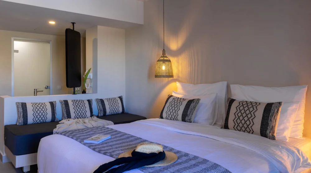 Superior Double Private Pool at Eliros Mare Beachfront Poem