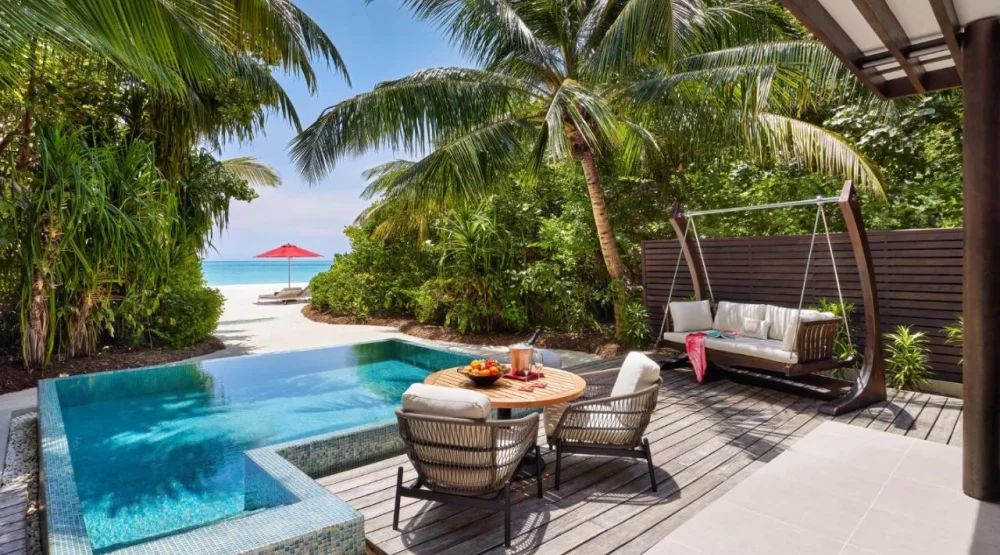 Deluxe Beach Pool Villa at Niyama Private Islands
