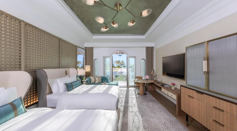 Deluxe Garden Terrace Twin Room at Emirates Palace Mandarin Oriental