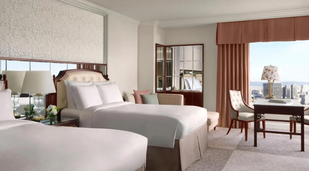 Club Deluxe Two Queen, Club Level, Guest Room, City View at The Ritz-Carlton Osaka