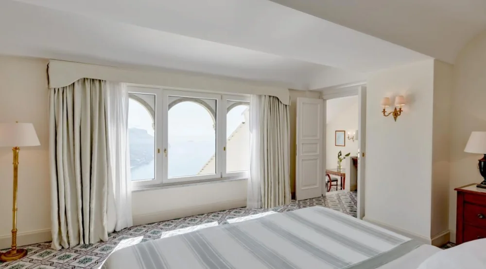 Deluxe Suite with Sea View & Terrace at Caruso, A Belmond Hotel