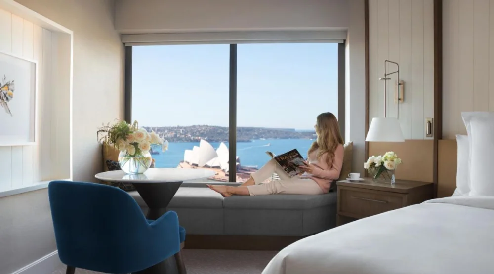Deluxe Full Harbor View Room at Four Seasons Hotel Sydney