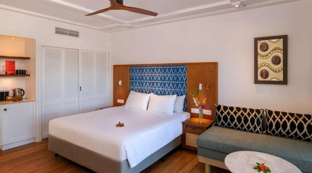 Ocean View One King Bed at Outrigger Fiji Beach Resort