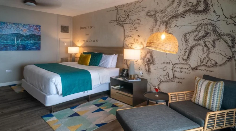 Oceanfront King at Fort Young Hotel & Dive Resort