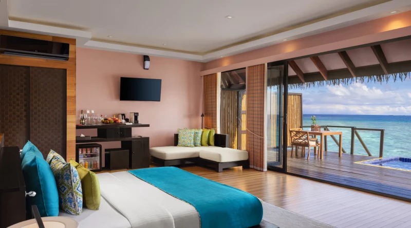 Sunrise Water Villa with Private Pool & Jacuzzi at Adaaran Prestige Vadoo