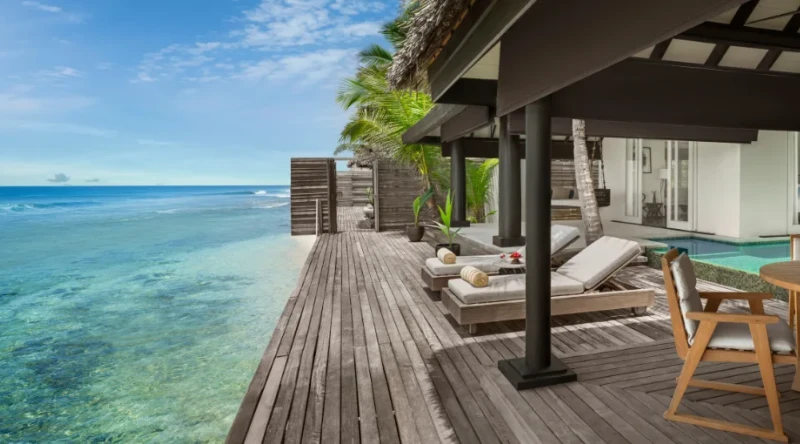 Two Bedroom Ocean House with Pool at Naladhu Private Island