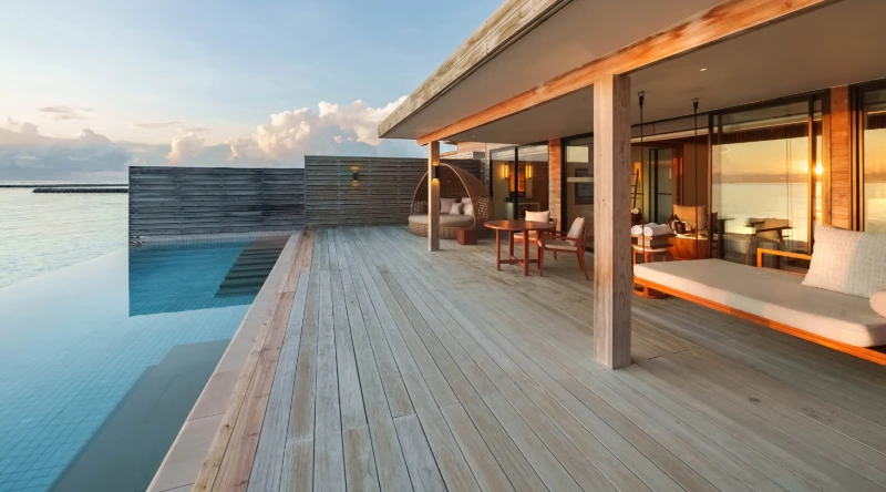 Sunrise Water Villa with Private Pool at Kuda Villingili
