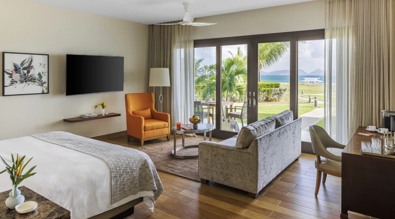 Oceanfront Junior Suite at Aurora Anguilla Resort & Golf Club