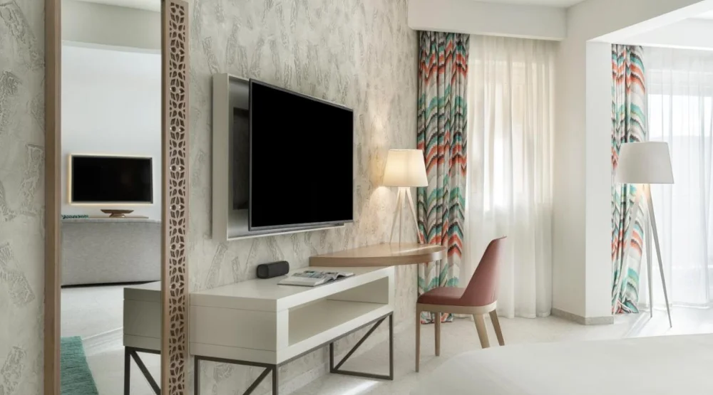 Junior Suite with Partial Sea View at The Chedi Lustica Bay