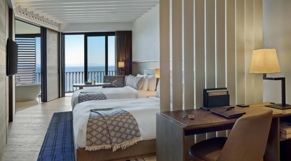 Superior Twin Room Sea View at Six Senses Kaplankaya