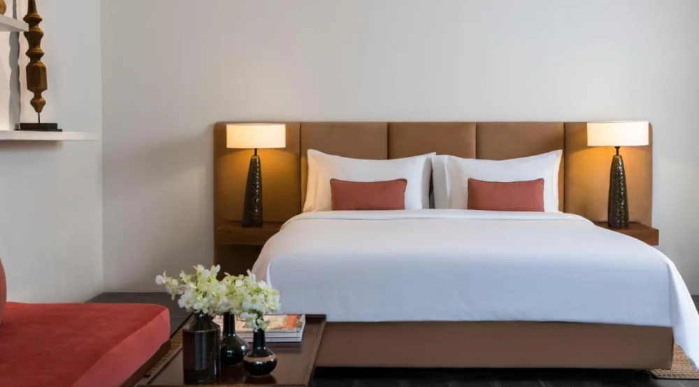 Deluxe Triple Room with Pool View at Viroths Hotel