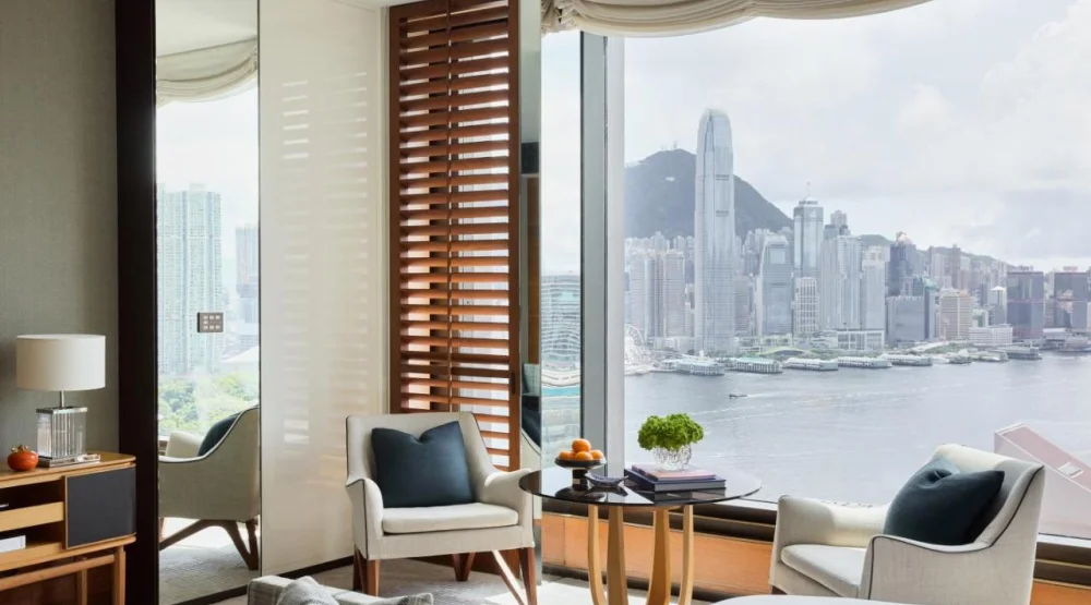 Premier Harbor View Room Twin at Rosewood Hong Kong