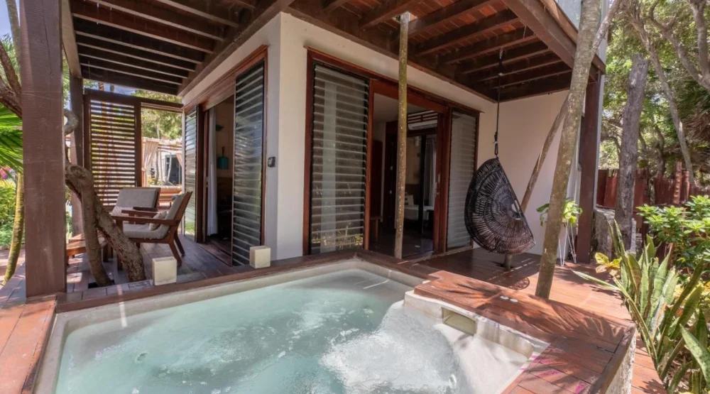 Jungle View with Refreshing Jet Tub at Mi Amor Boutique Hotel & Spa
