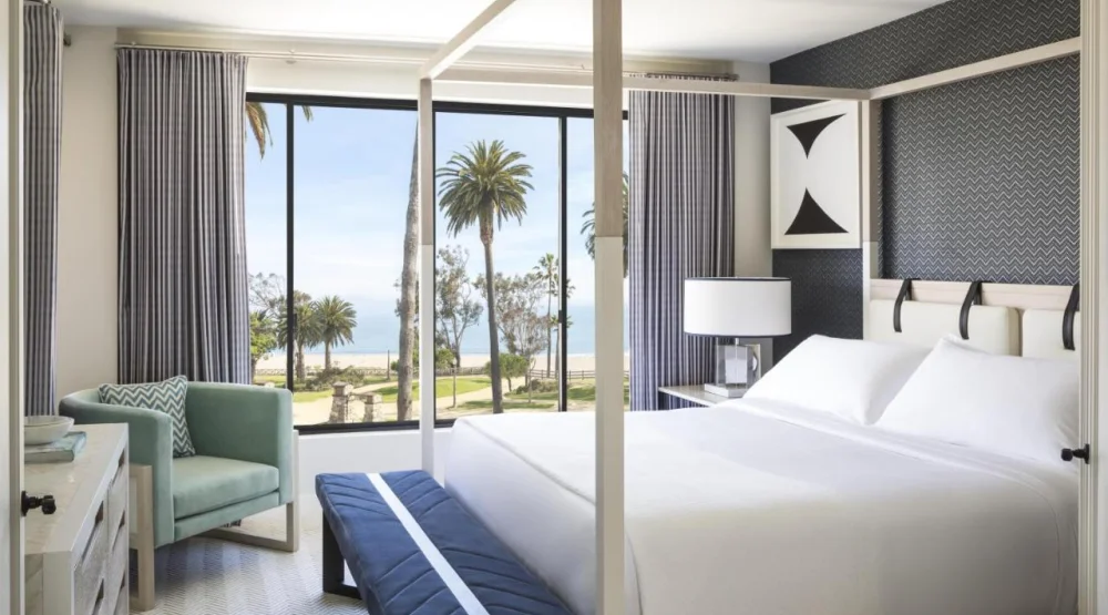 One Bedroom Oceanfront Penthouse Signature Suite at Oceana Santa Monica LXR Hotels & Resorts