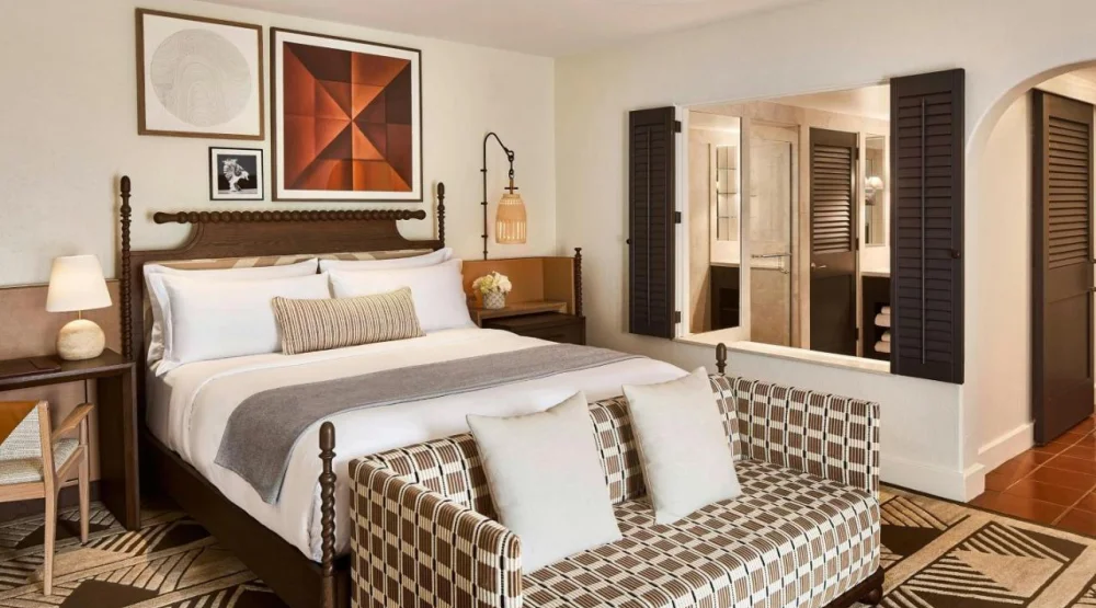 One Bedroom King Suite with Sofa Bed and Terrace at The Ritz-Carlton Bacara Santa Barbara