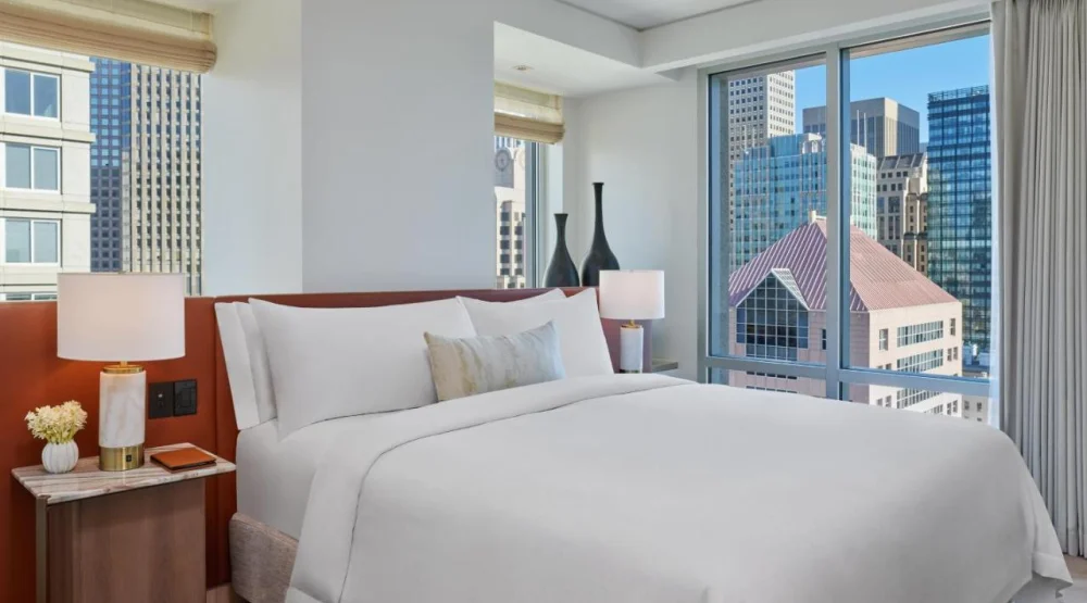 Astor Suite, One Bedroom Suite, One King, Corner Room at The St. Regis San Francisco