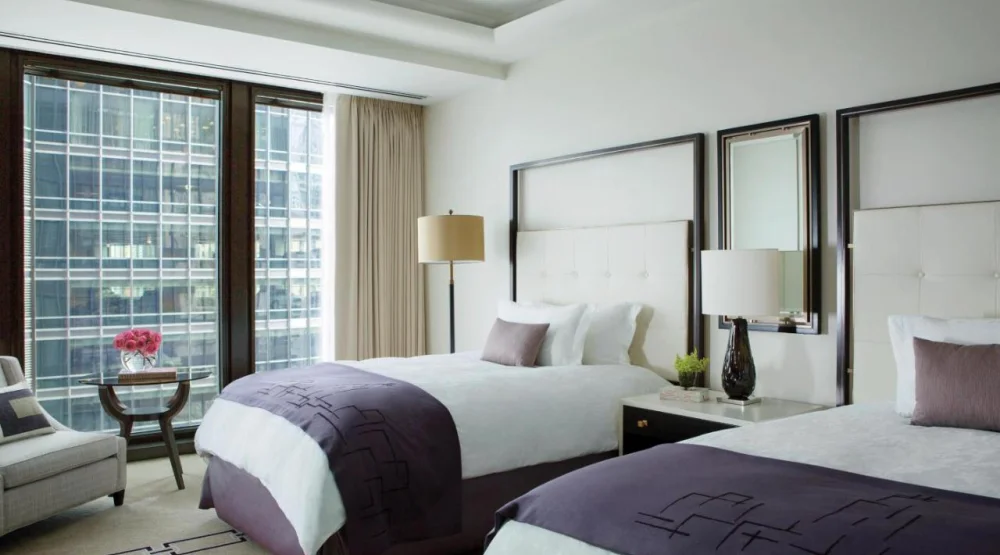 Deluxe Double Room with Two Double Beds at The Langham Chicago