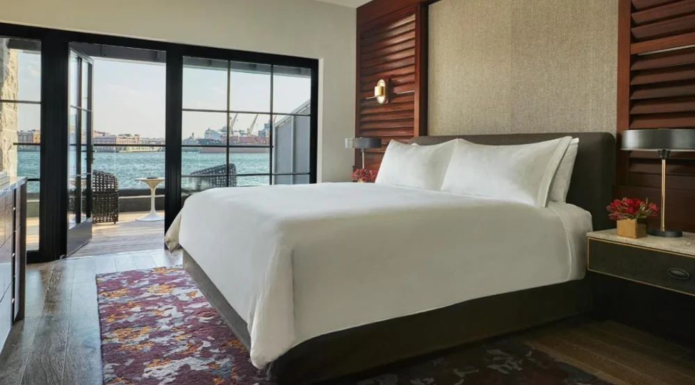 Deluxe Harbor Balcony King at Sagamore Pendry Baltimore