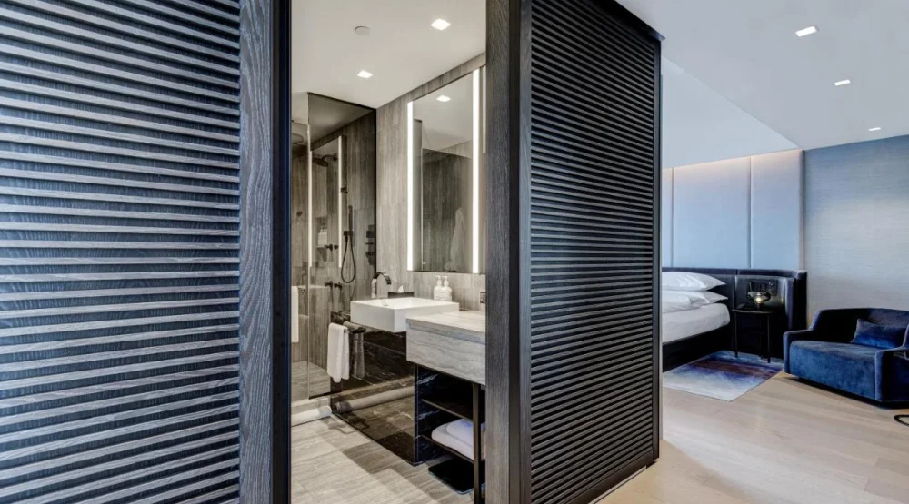 Deluxe City View One Bedroom Corner Suite, One King Bed at Equinox Hotel New York
