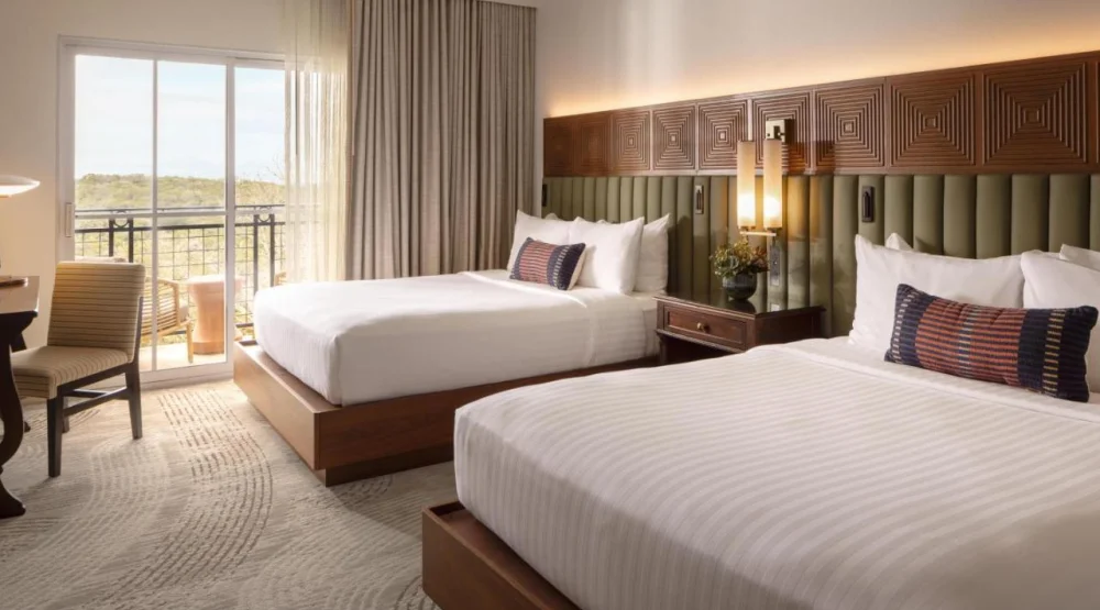 Deluxe Room with Two Queen Beds and Pool View at La Cantera Resort & Spa