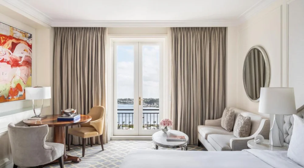 Deluxe King Room with Harbor View at The Langham Sydney
