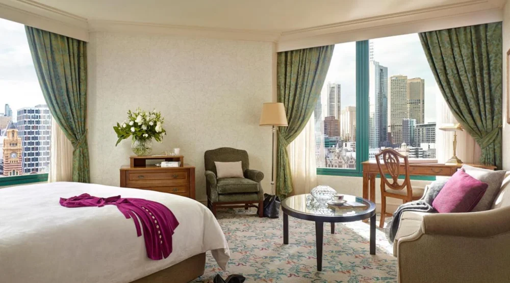 Deluxe River Corner King at The Langham Melbourne