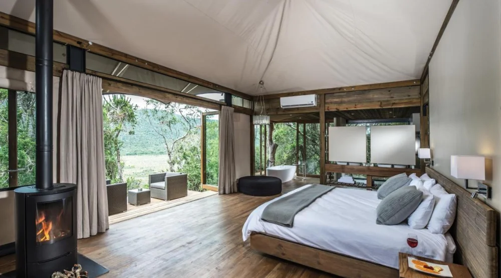 Luxury Tent at Kariega Game Reserve, Settlers Drift