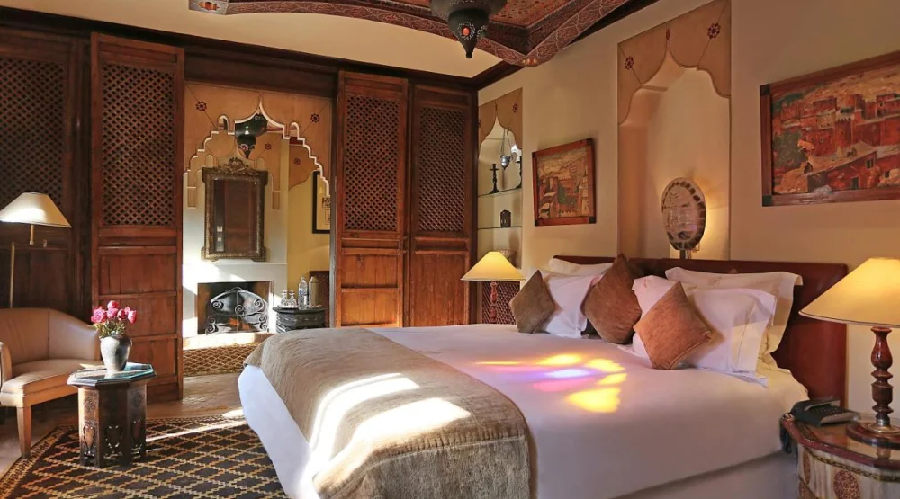 Deluxe Suite with Patio View at La Maison Arabe