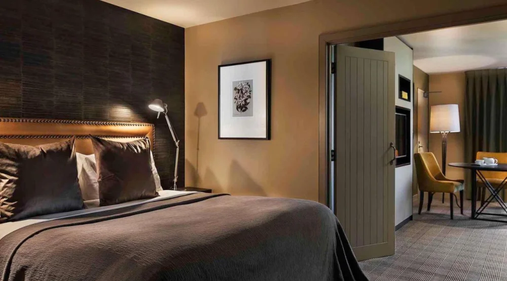 Alpine Two Bedroom Suite with Two King Beds and Lake View at Hotel St Moritz Queenstown MGallery Collection