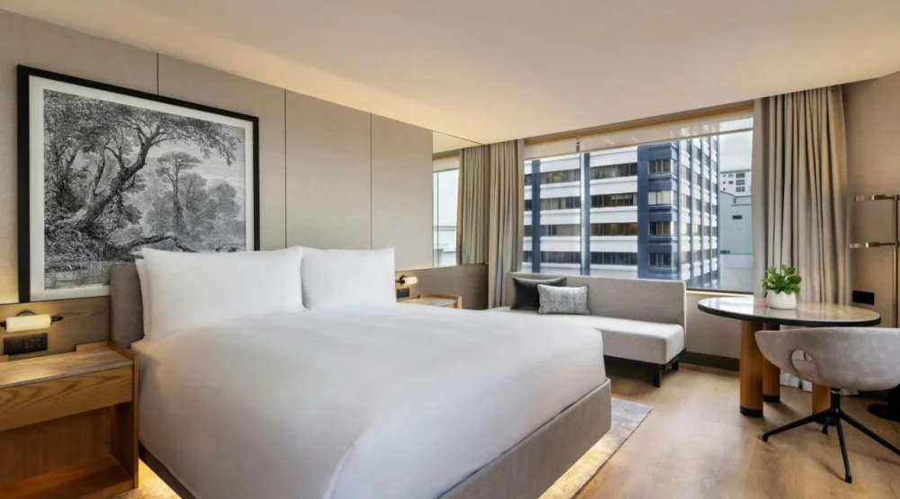 One Bedroom Executive King Suite with Sky Tower View at JW Marriott Auckland
