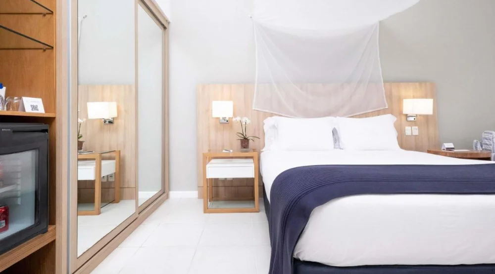 Superior Double Room with Balcony and Sea Or Pool View at Hotel Jequitimar Guaruja Resort & Spa