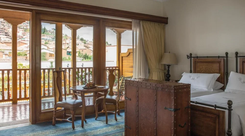 Deluxe Studio Suite with City View at Palacio Nazarenas, A Belmond Hotel