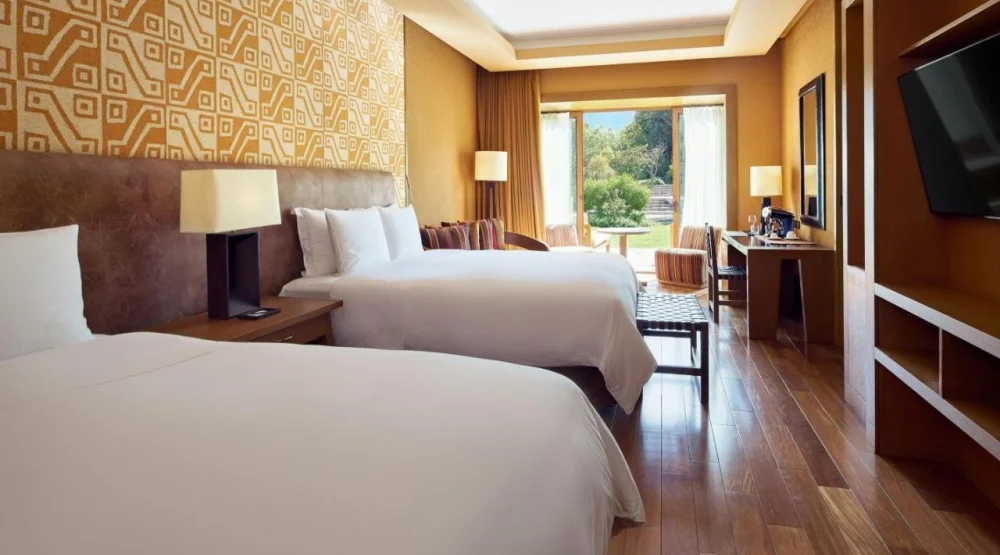 Grand Deluxe Queen Room with Two Queen Beds and Terace at Tambo Del Inka, a Luxury Collection Resort & Spa