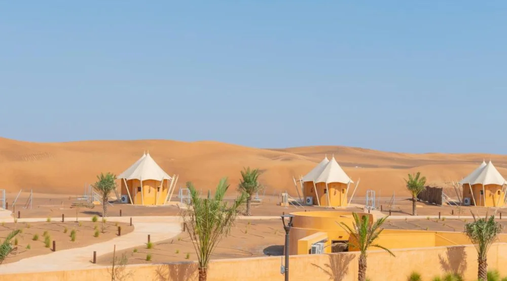 One Bedroom Tent with Private Pool at Al Badayer Retreat