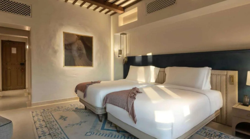 Terrace Desert View Twin Room at Bab Al Shams Desert Resort & Spa