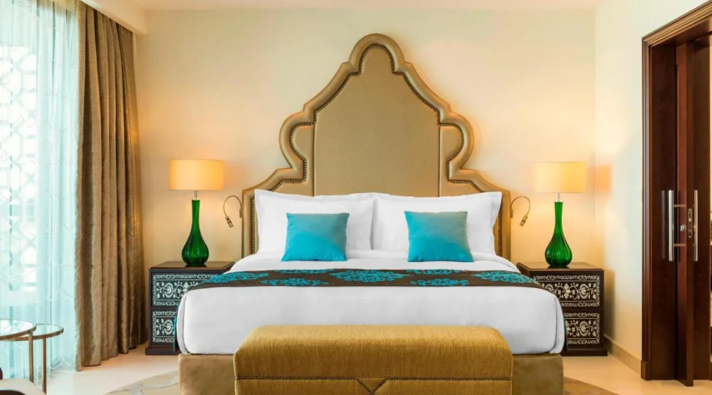 Al Dana Suite Sea View, One Bedroom Suite, One King, Balcony at The Ajman Saray, A Luxury Collection Resort