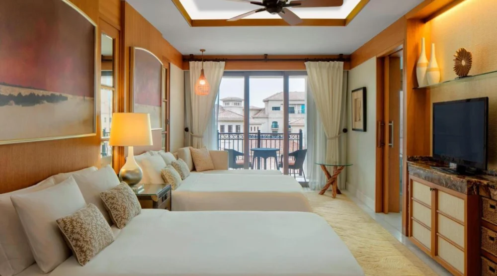 Superior Room, Guest Room, Two Queen, Sofa Bed, Balcony at The St. Regis Saadiyat Island Resort