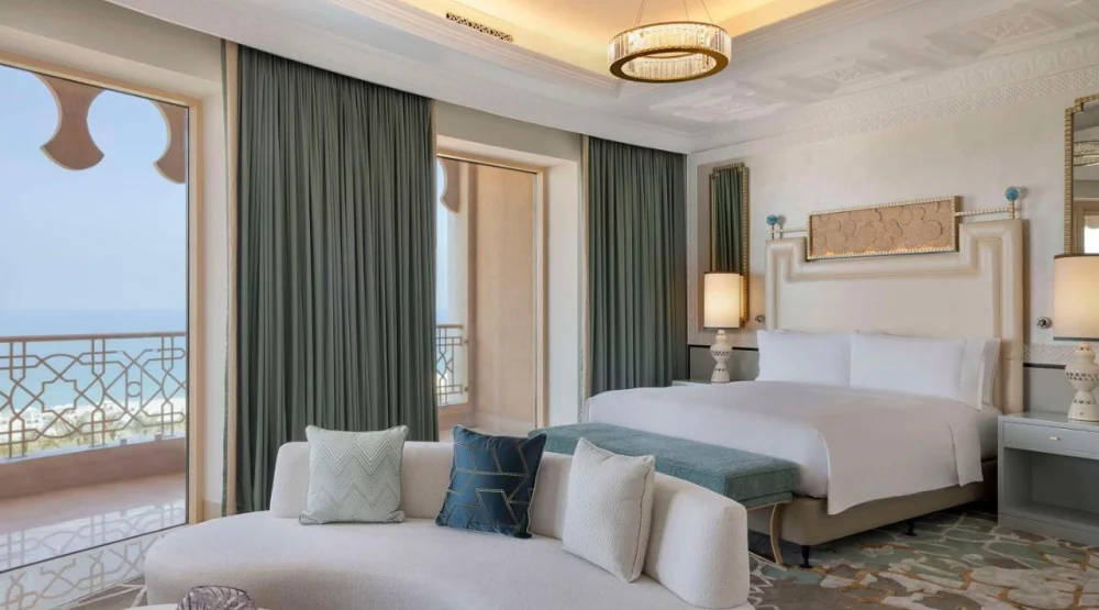 Premier King Room with Ocean View at Waldorf Astoria Ras al Khaimah