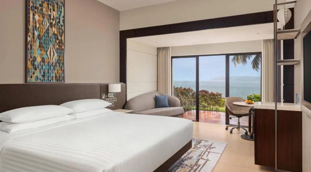 King Room with Patio - Bay View at Goa Marriott Resort & Spa